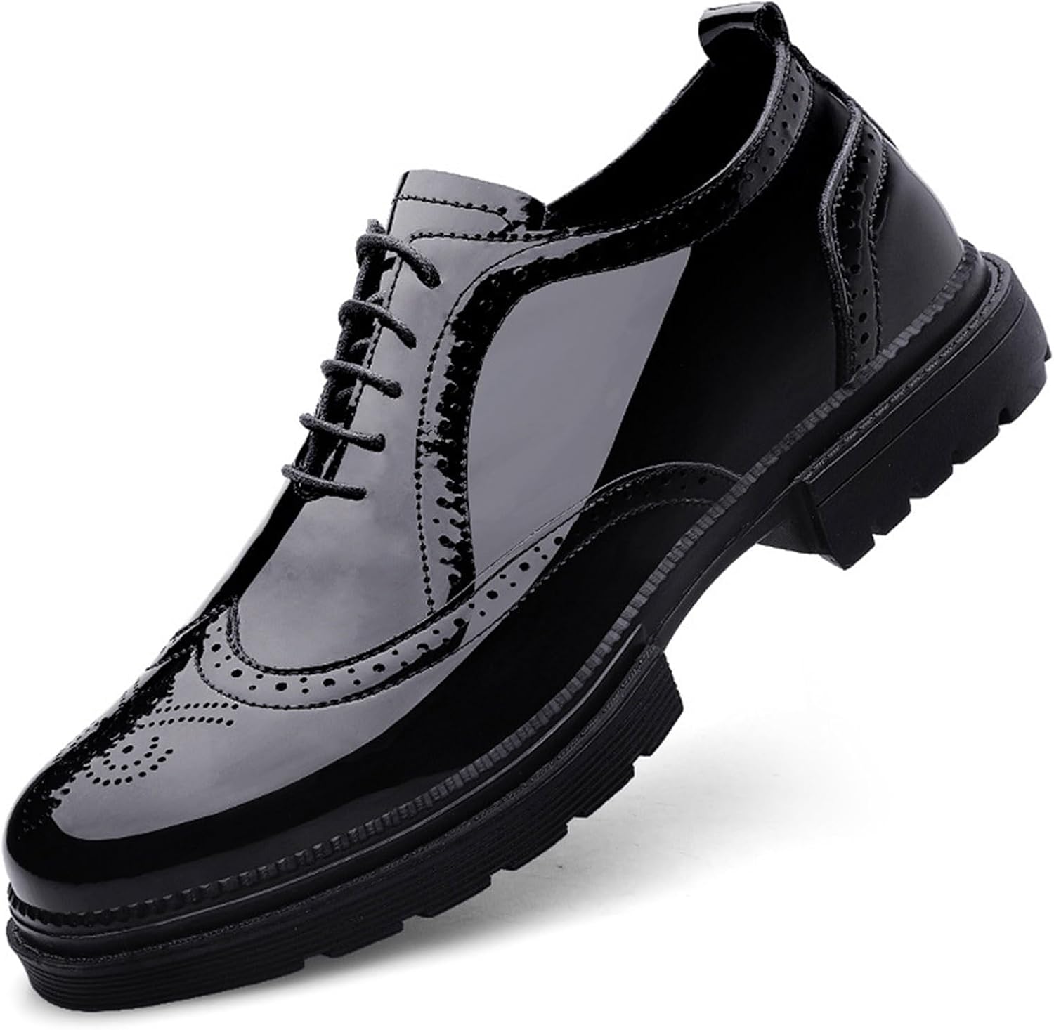 Мужские оксфорды из лакированной кожи с закрытой шнуровкой, дерби, классические, с круглым носком, шнуровка, плотная подошва, дышащие, ручной работы, формальные туфли для работы и бизнеса Generic, черный
Мужские оксфорды из лакированной кожи с закрытой шнуровкой, дерби, классические, с круглым носком, шнуровка, плотная подошва, дышащие, ручной работы, формальные туфли для работы и бизнеса Generic, черный