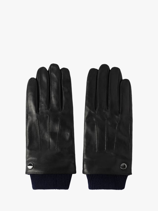 Кожаные перчатки с подкладкой Hackett London, Black
Кожаные перчатки с подкладкой Hackett London, Black