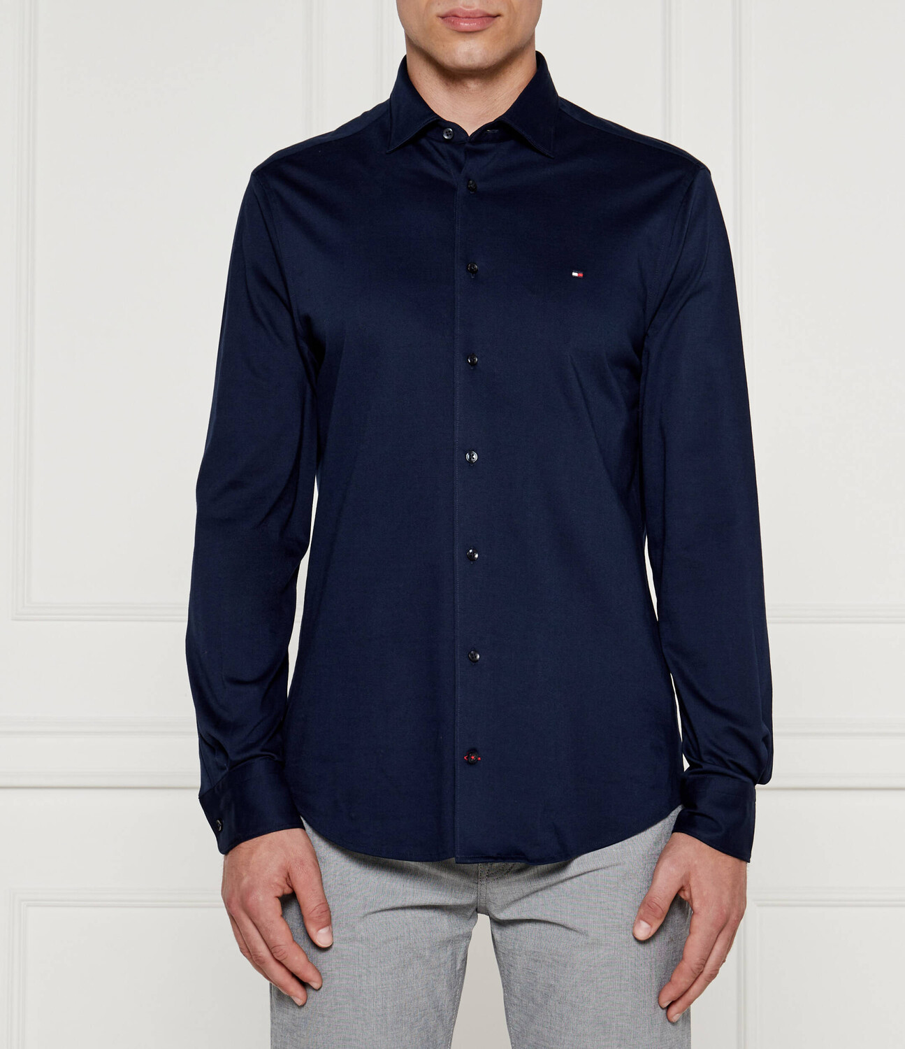 Рубашка Tommy Hilfiger Regular Fit, темно-синий 
Рубашка Tommy Hilfiger Regular Fit, темно-синий