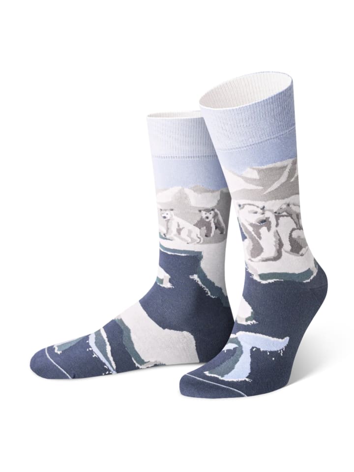 Von Jungfeld Носки с узором в виде белого медведя, разноцветные
Von Jungfeld Носки с узором в виде белого медведя, разноцветные