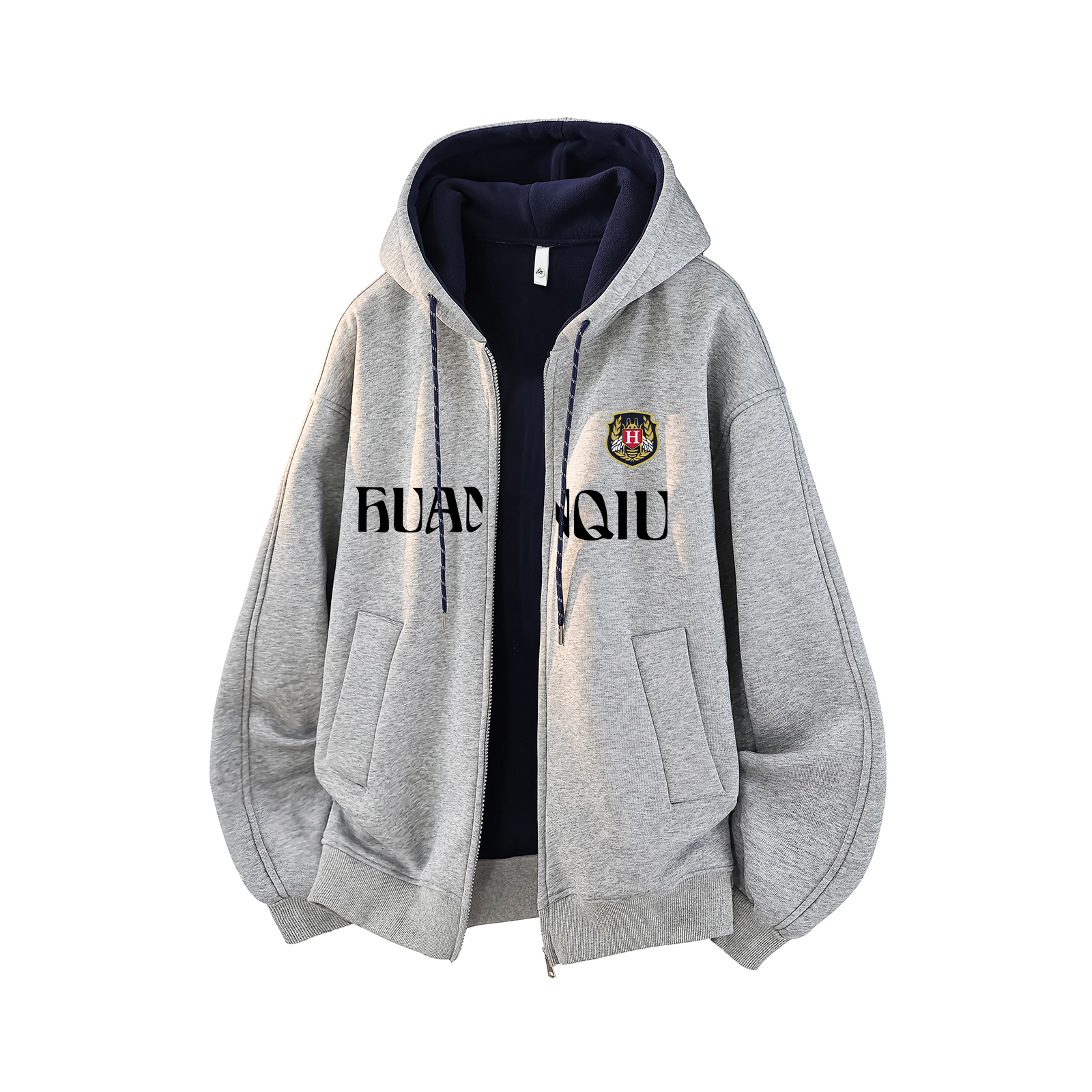 Толстовка Unisex Hooded Moderate Cardigan HUANQIU, светло-серый
Толстовка Unisex Hooded Moderate Cardigan HUANQIU, светло-серый