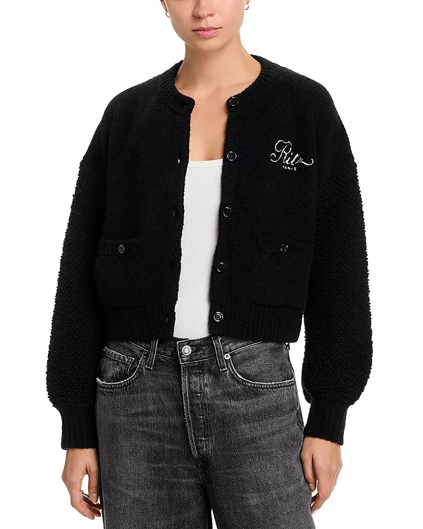 Свитер "Ритц" с комбинированной вязкой Frame, черный
Свитер "Ритц" с комбинированной вязкой Frame, черный