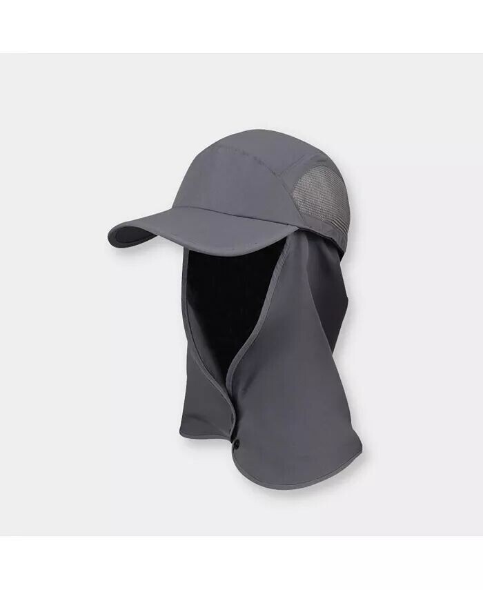 Мужская бейсболка унисекс Palo со съемной драпировкой Kanut Sports, серый