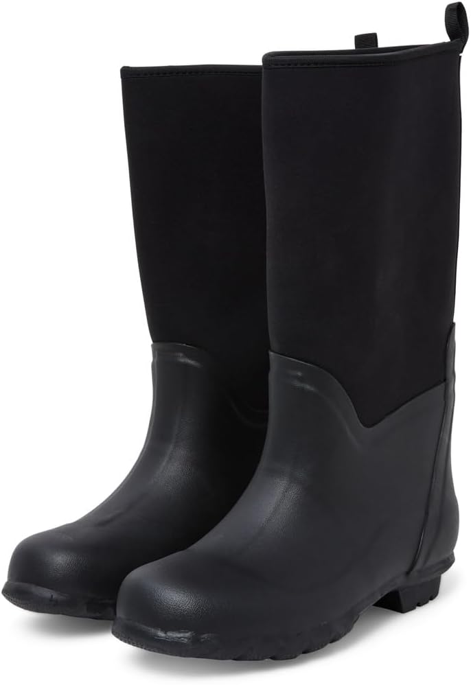 Дождевые сапоги Jileon Wide Fit для мужчин и женщин - до 50 см в обхвате голени - теплые, водонепроницаемые, гибкие из неопренa - широкий размер для стопы и голени, черный
Дождевые сапоги Jileon Wide Fit для мужчин и женщин - до 50 см в обхвате голени - теплые, водонепроницаемые, гибкие из неопренa - широкий размер для стопы и голени, черный