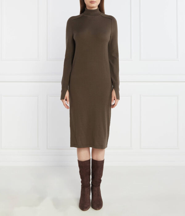Платье Calvin Klein из шерсти высокой плотности, коричневый
Платье Calvin Klein из шерсти высокой плотности, коричневый