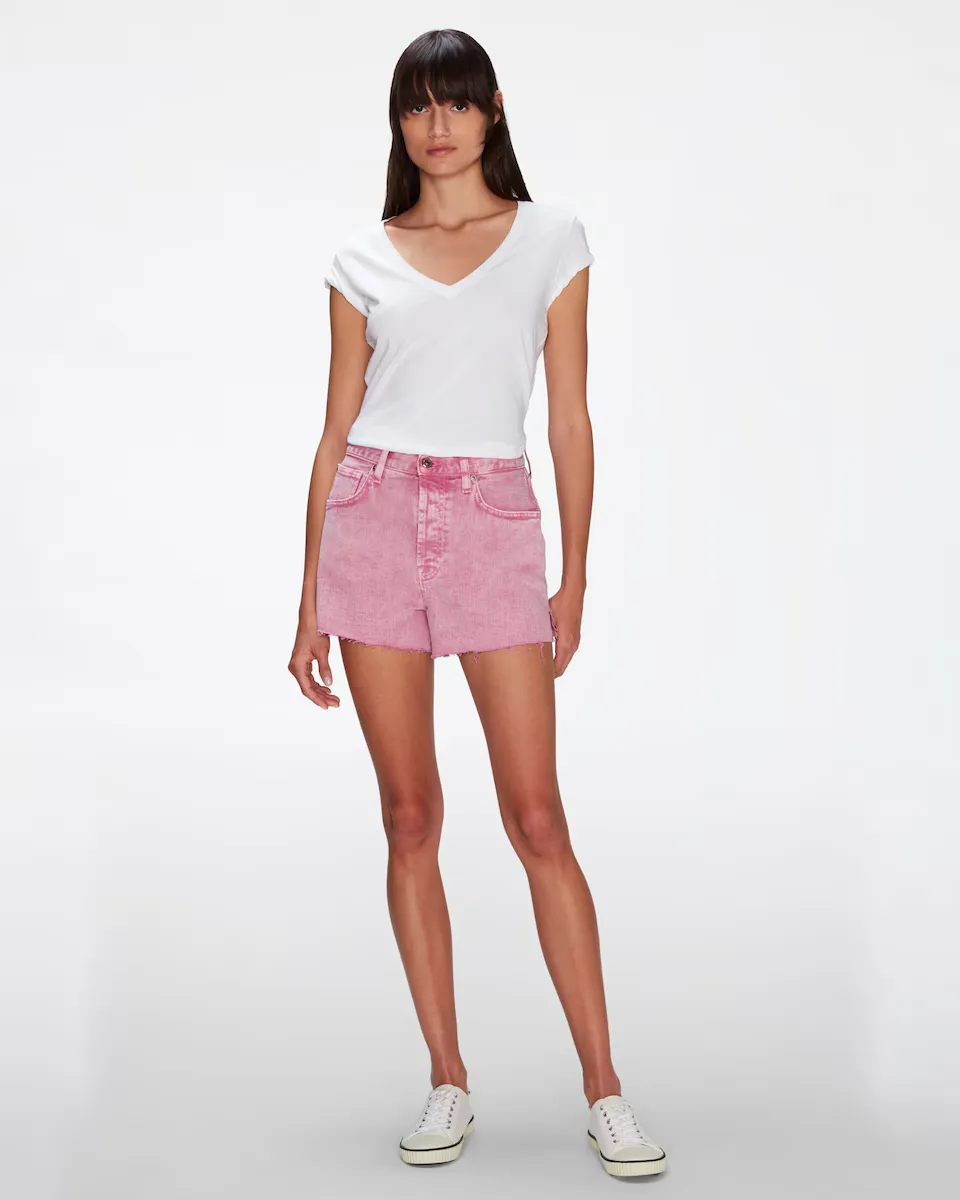 Женские шорты с завышенной талией Easy Ruby 7 For all mankind, розовый 
Женские шорты с завышенной талией Easy Ruby 7 For all mankind, розовый