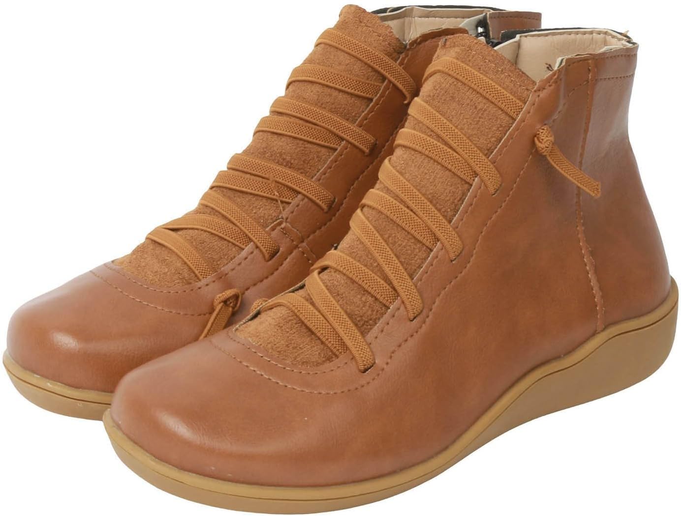 Женские ботильоны без каблука 2024 года с поддержкой свода стопы, модные ботинки на шнуровке с боковой молнией Generic, коричневый
Женские ботильоны без каблука 2024 года с поддержкой свода стопы, модные ботинки на шнуровке с боковой молнией Generic, коричневый