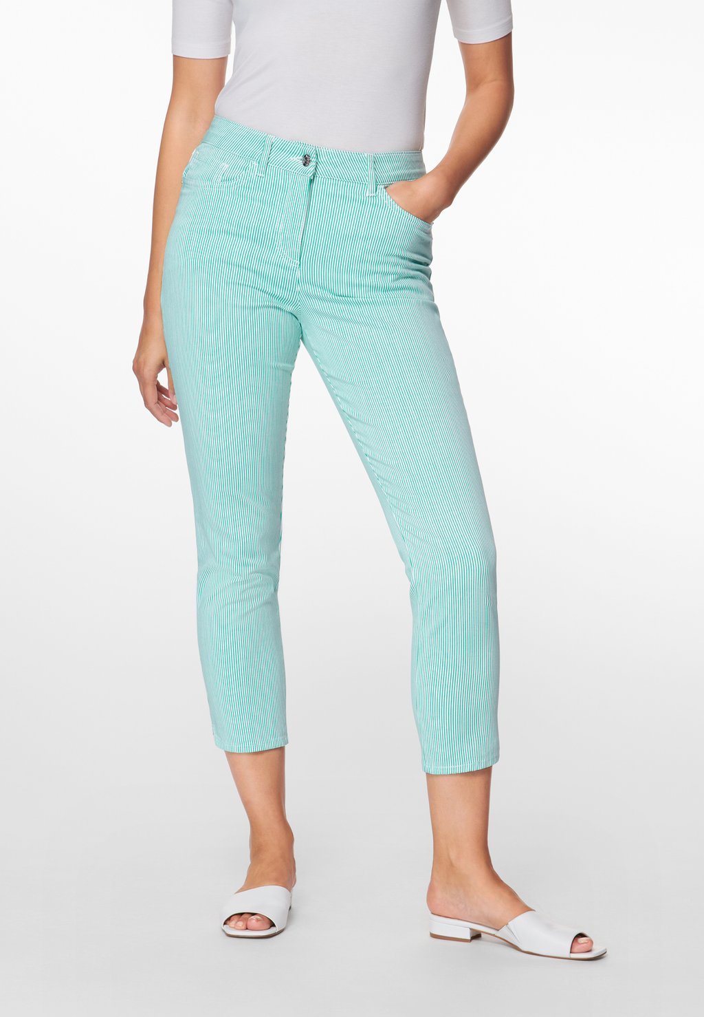 Джинсы облегающего кроя GESTREIFTE MADELEINE, светло-зеленый
Джинсы облегающего кроя GESTREIFTE MADELEINE, светло-зеленый