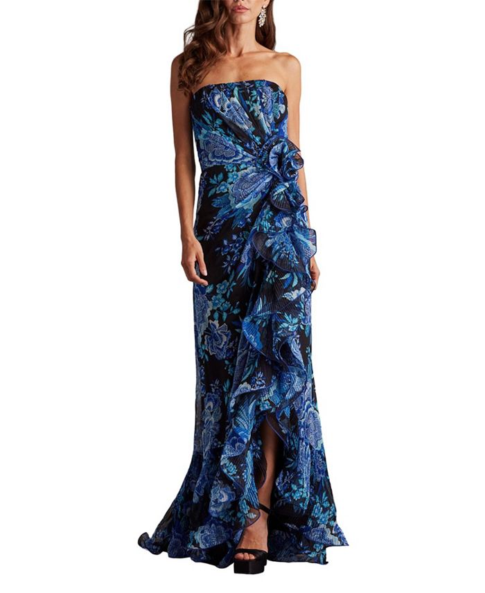 Платье с цветочным принтом и рюшами Morwenna Tadashi Shoji, мультиколор
Платье с цветочным принтом и рюшами Morwenna Tadashi Shoji, мультиколор