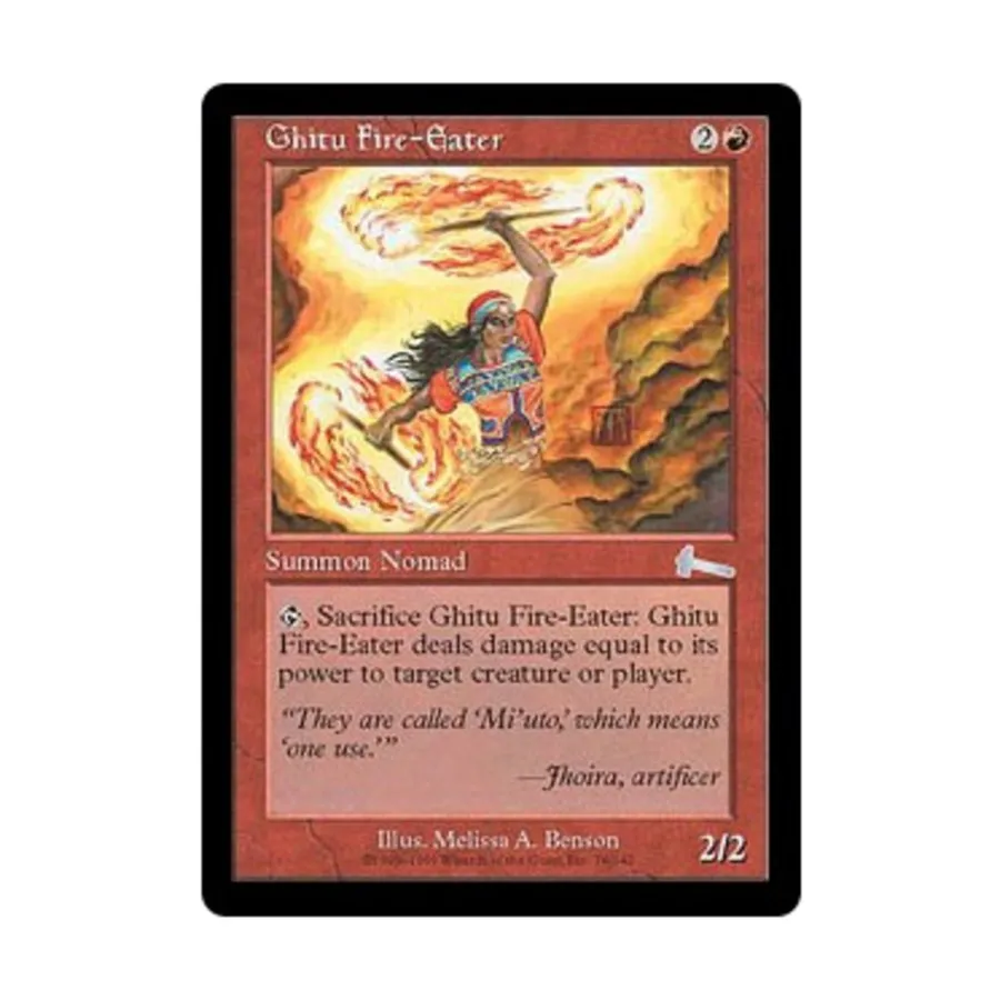 CCG Гиту Пожиратель огня (U), MTG - Urza's Legacy
CCG Гиту Пожиратель огня (U), MTG - Urza's Legacy