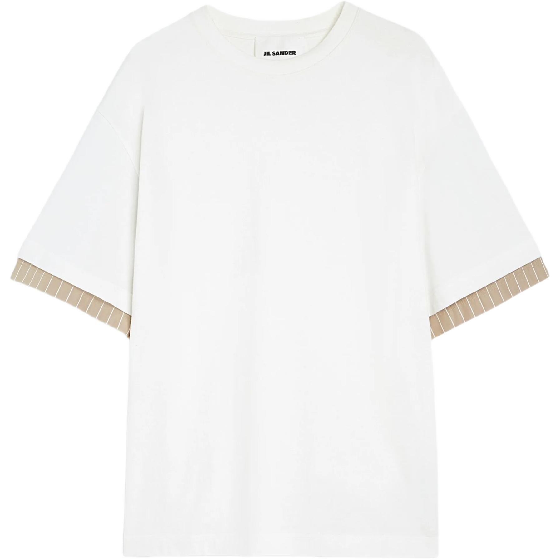 Полосатая футболка double-layer JIL SANDER, белый
Полосатая футболка double-layer JIL SANDER, белый