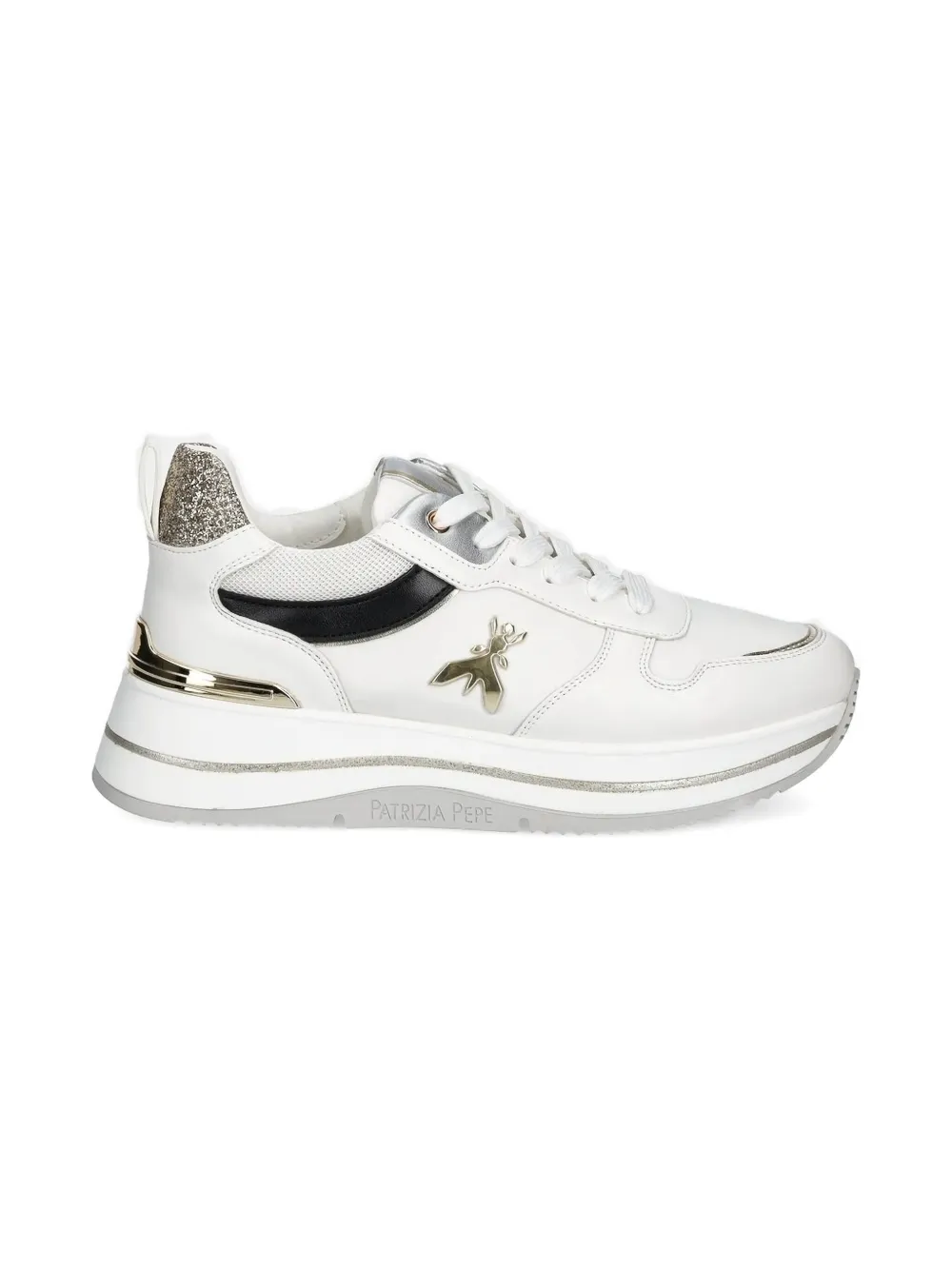 Кроссовки с блестками Patrizia Pepe girl, белый
Кроссовки с блестками Patrizia Pepe girl, белый