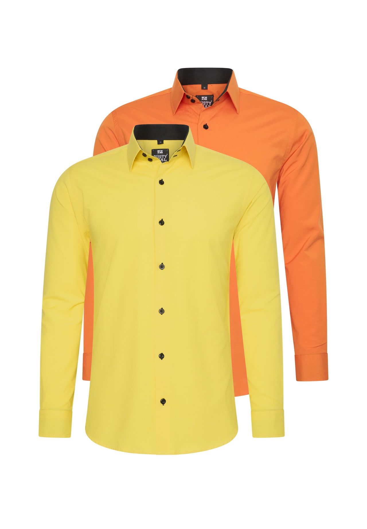 Рубашка (2 шт) приталенного кроя RUSTY NEAL, желтый 
Рубашка (2 шт) приталенного кроя RUSTY NEAL, желтый