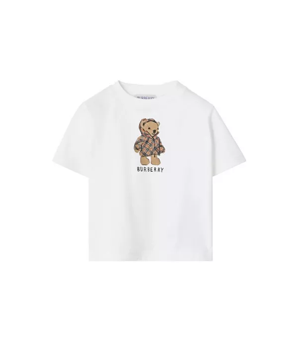 Хлопковая футболка с изображением медведя-пуховика для мальчиков - для малышей и маленьких детей. Burberry, белый
Хлопковая футболка с изображением медведя-пуховика для мальчиков - для малышей и маленьких детей. Burberry, белый
