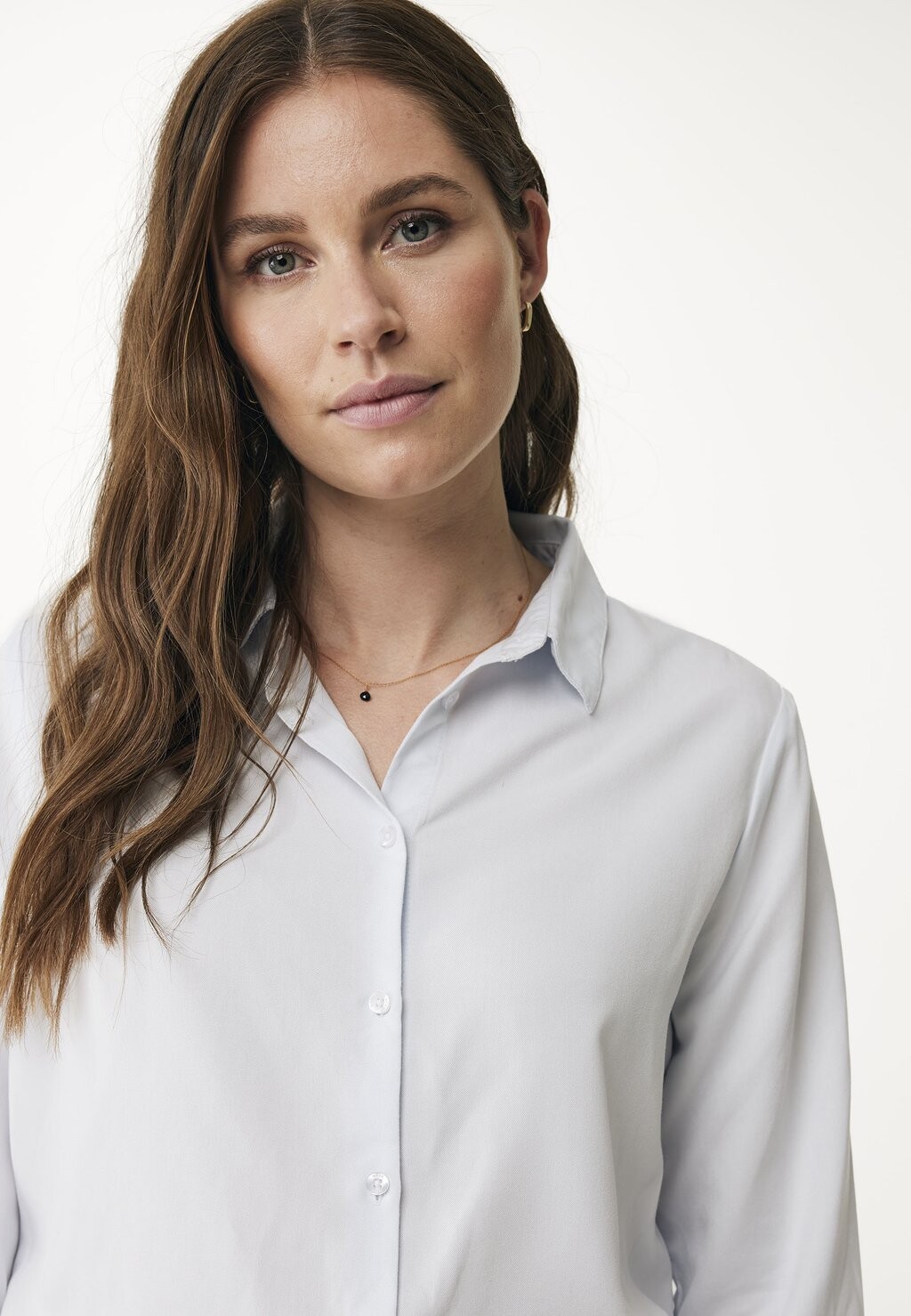 Блузка на пуговицах Mexx, цвет Mottled Light Blue 
Блузка на пуговицах Mexx, цвет Mottled Light Blue