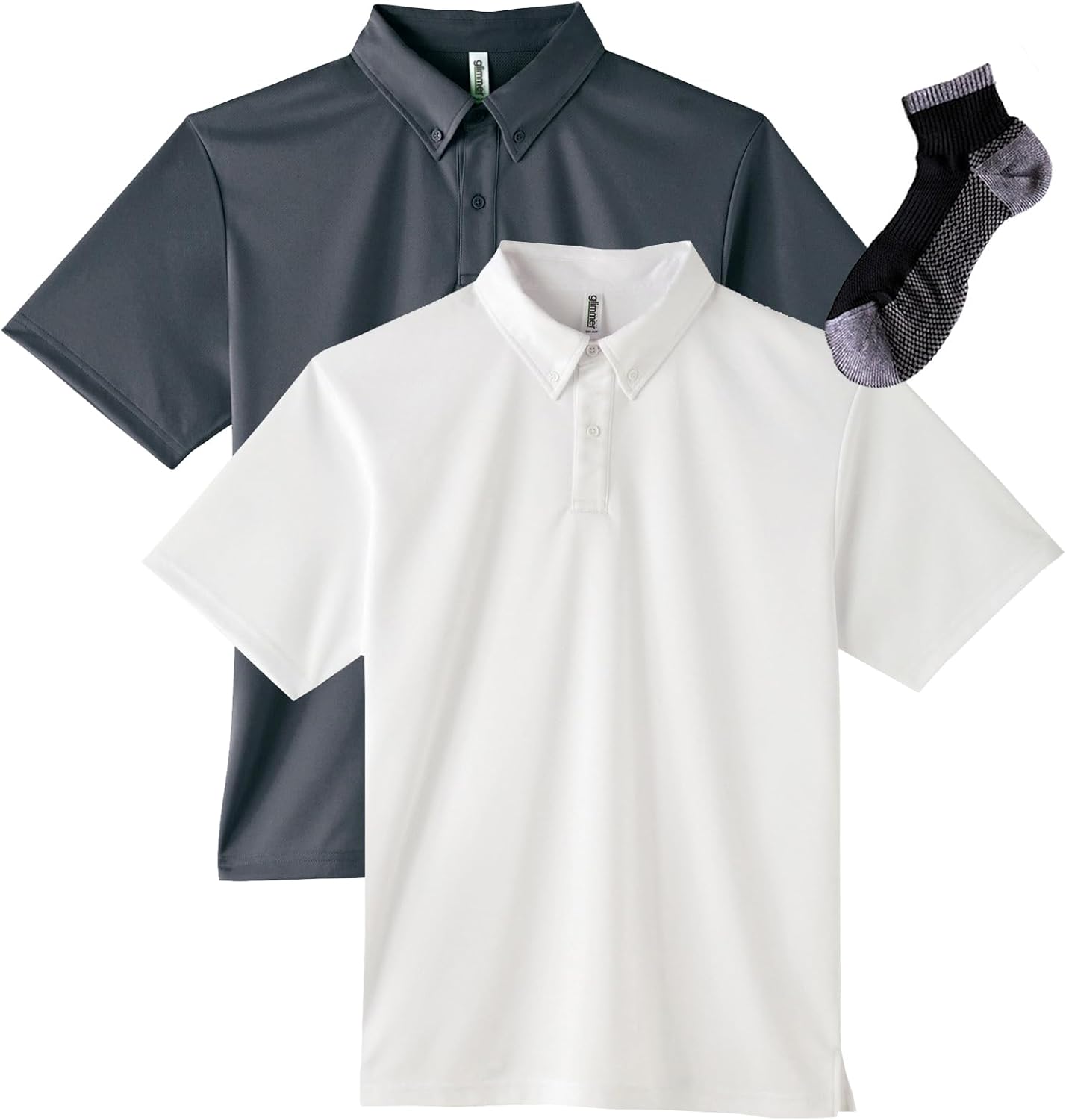 Мужская рубашка-поло Glimmer Dry Button Down (без карманов), белый/темно-серый
Мужская рубашка-поло Glimmer Dry Button Down (без карманов), белый/темно-серый