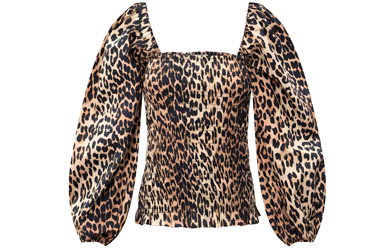 Женский топ коричневый GANNI
Женский топ коричневый GANNI