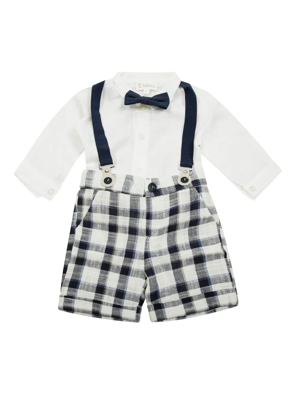 Клетчатый комплект из топа и шортов Lalalu, белый
Клетчатый комплект из топа и шортов Lalalu, белый