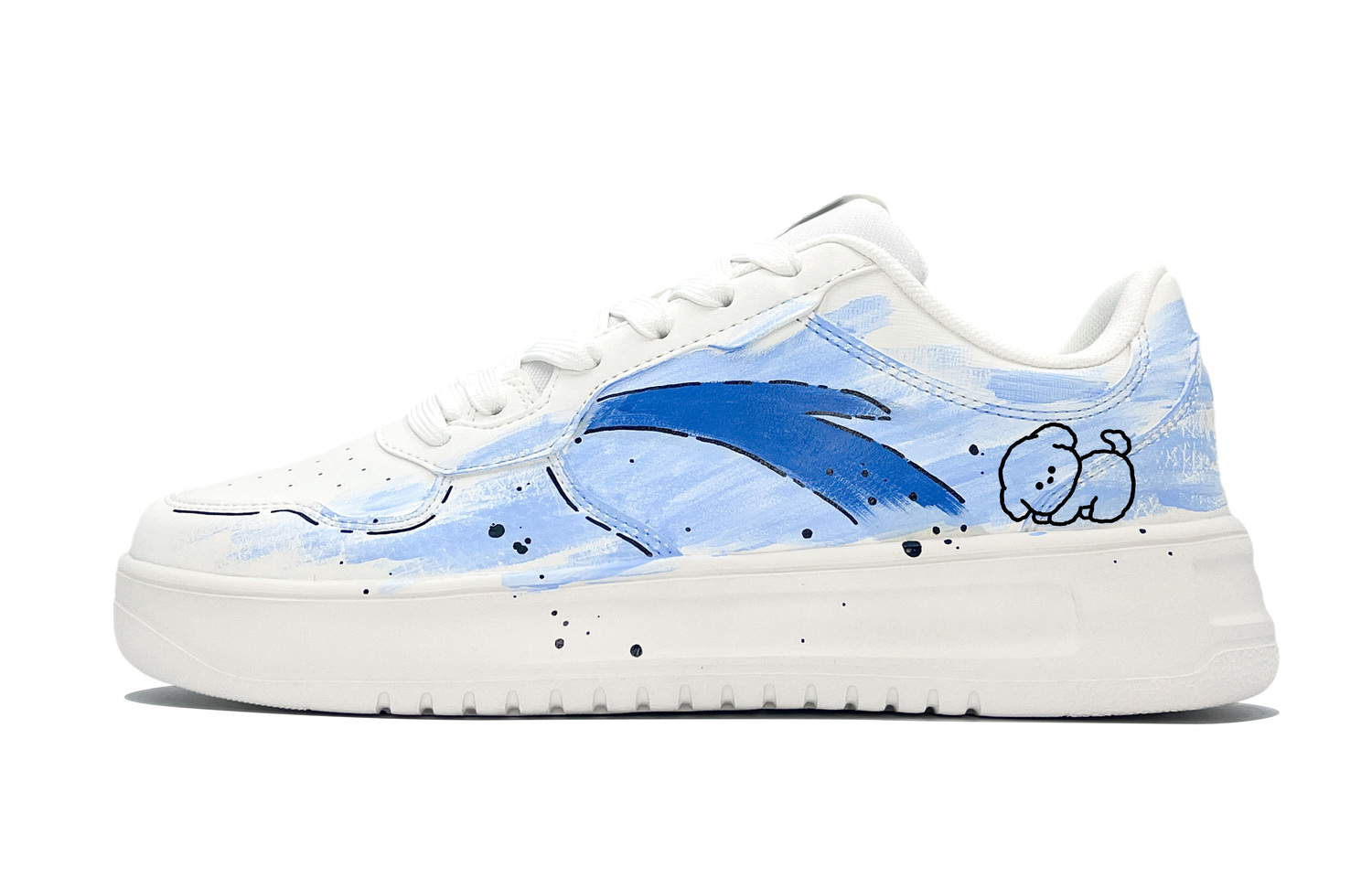 ANTA Мужские расслабленные нескользящие амортизирующие низкие скейтерские кроссовки бело-голубые, цвет White Blue
ANTA Мужские расслабленные нескользящие амортизирующие низкие скейтерские кроссовки бело-голубые, цвет White Blue