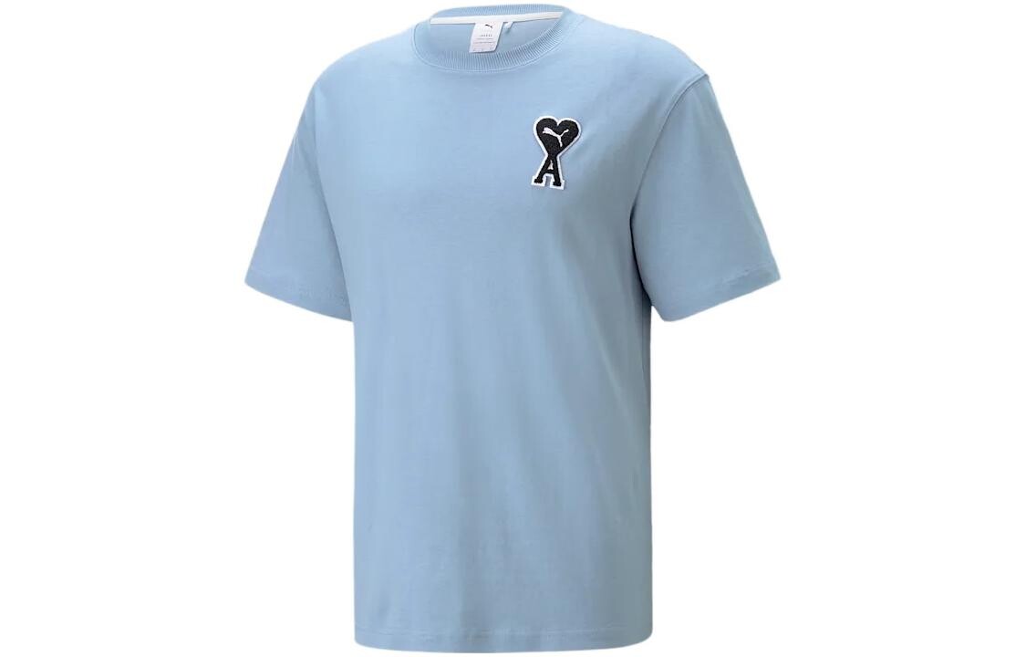 Футболка ко-брендовой серии Amiparis X Ami, унисекс, светло-голубая Puma, светло-голубой
Футболка ко-брендовой серии Amiparis X Ami, унисекс, светло-голубая Puma, светло-голубой