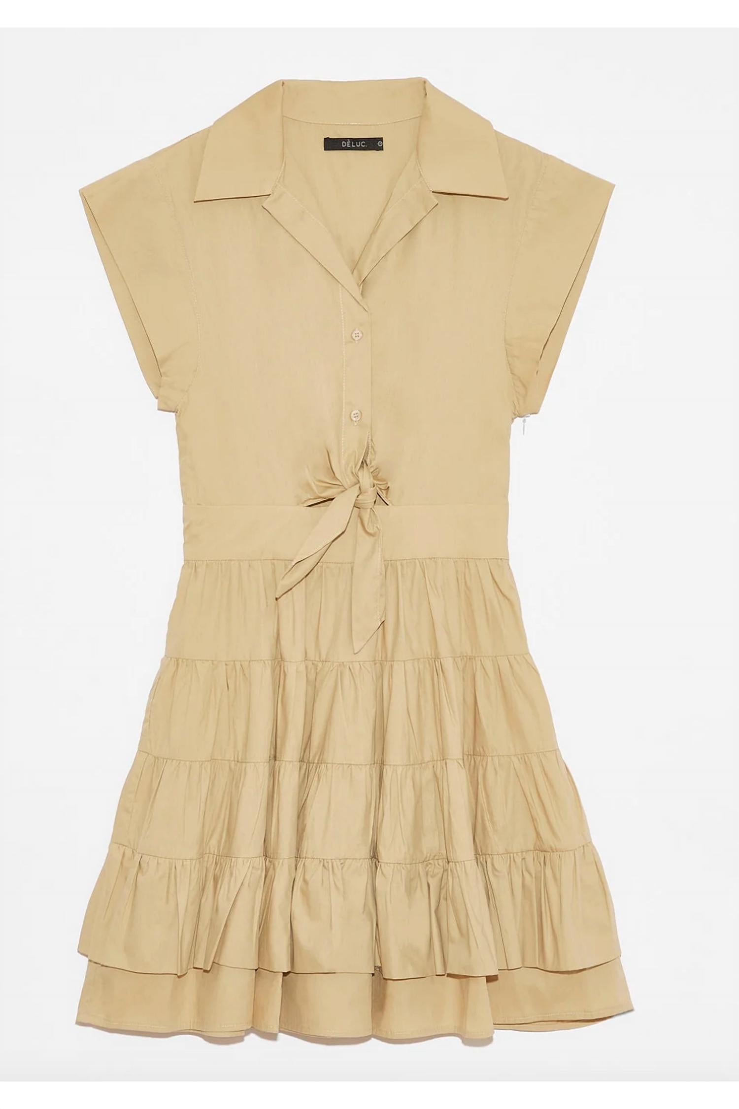 Женское платье Murillo песочного цвета Dèluc, цвет sand
Женское платье Murillo песочного цвета Dèluc, цвет sand