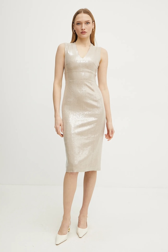 Платье с добавлением льна PORIM Silvian Heach, бежевый
Платье с добавлением льна PORIM Silvian Heach, бежевый