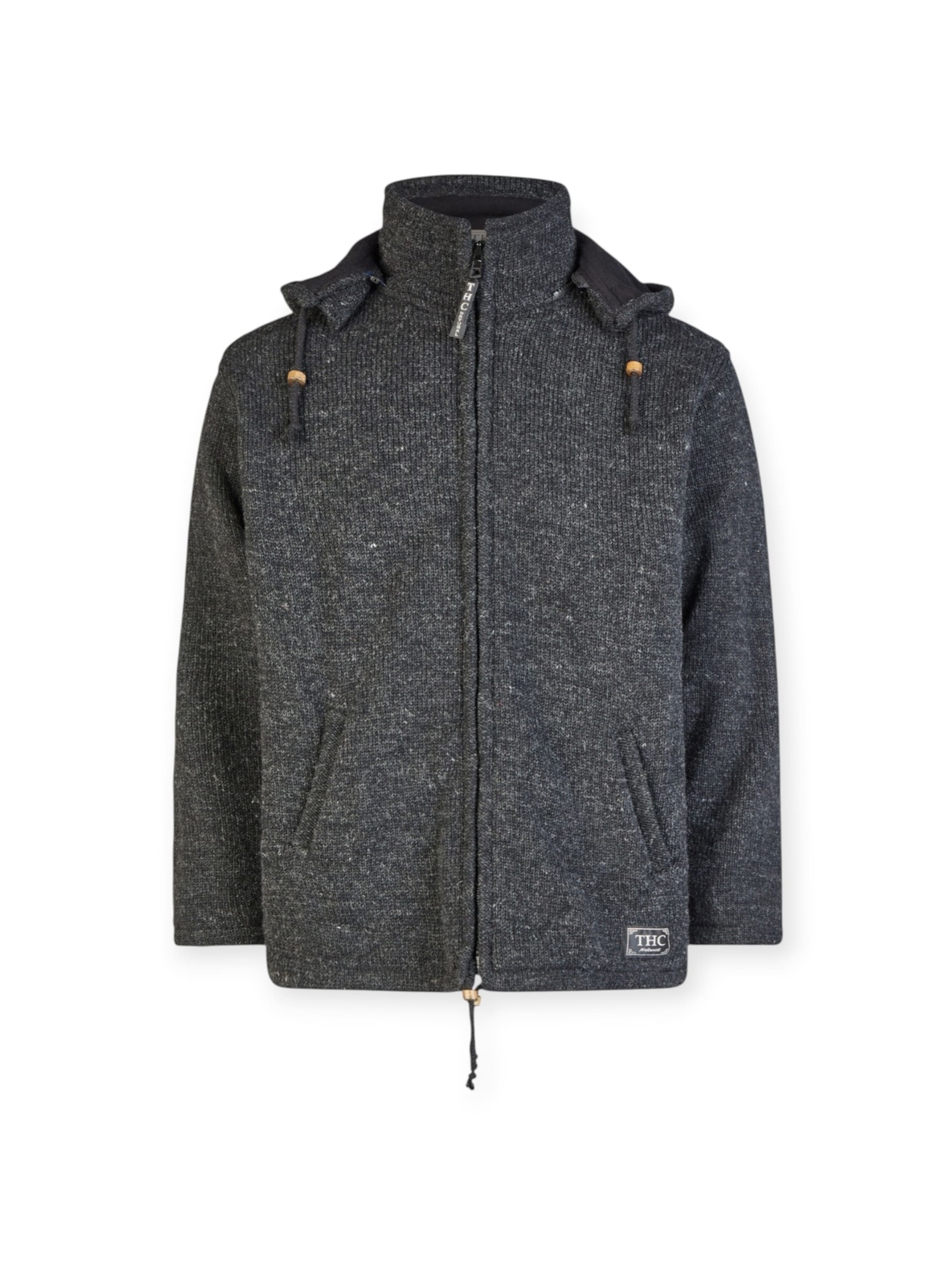 THC Natural Line Кардиган '859' в крапчатом черном цвете
THC Natural Line Кардиган '859' в крапчатом черном цвете