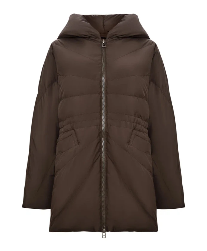 Стеганая куртка с капюшоном Cesare Gaspari, коричневый
Стеганая куртка с капюшоном Cesare Gaspari, коричневый