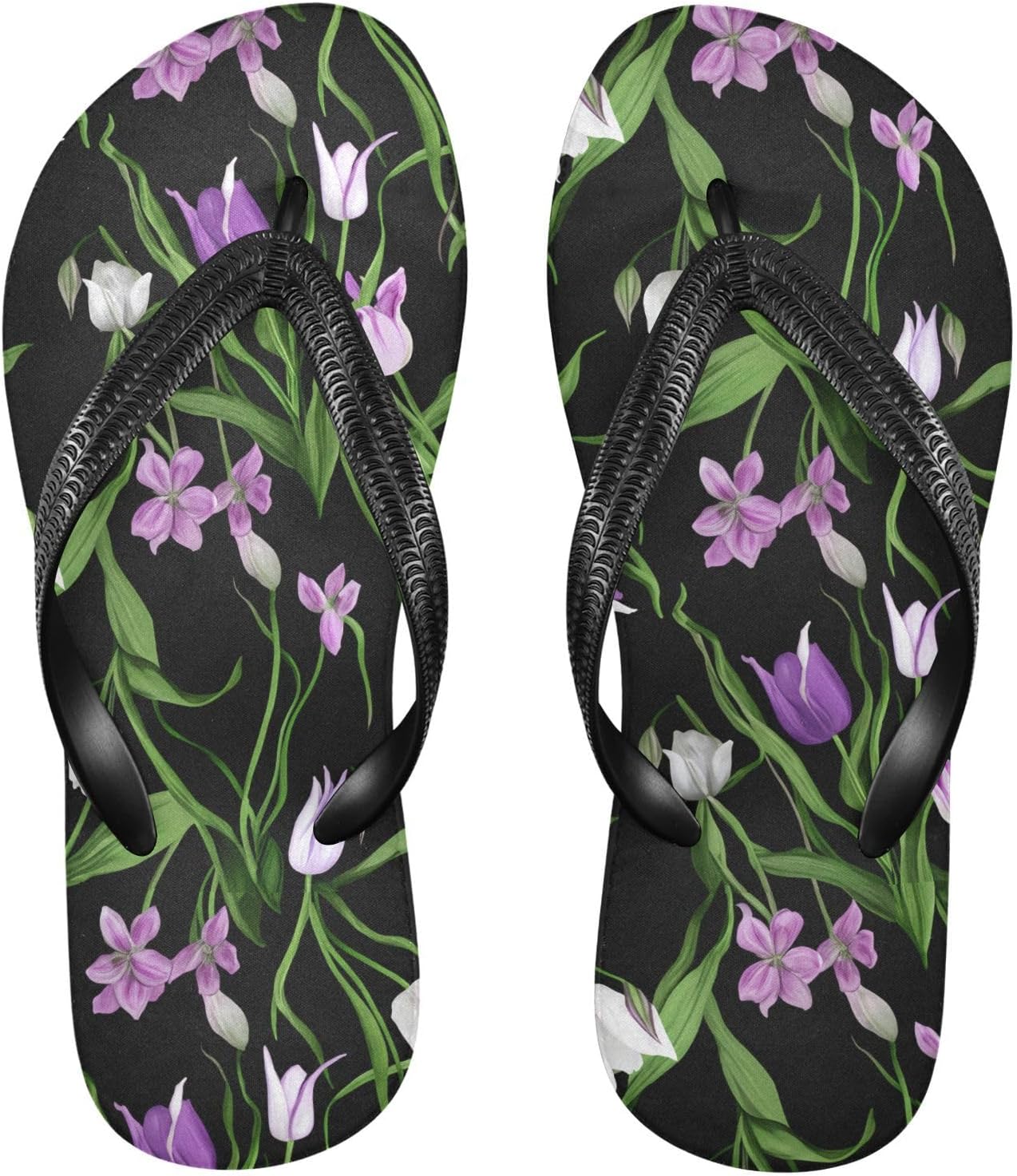 Черные шлепанцы Tulips для пляжа и душа, резинескользящие летние тапочки для женщин и мужчин Sinestour
Черные шлепанцы Tulips для пляжа и душа, резинескользящие летние тапочки для женщин и мужчин Sinestour