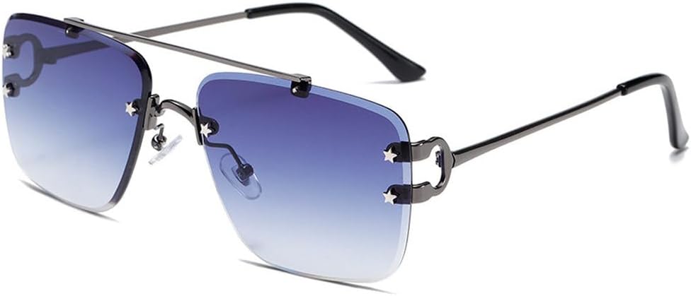 Модные солнцезащитные очки без оправы для женщин, винтажные солнцезащитные очки для мужчин, классические очки с градиентными линзами, защита от УФ-излучения UV400 HVTVTLA, C3
Модные солнцезащитные очки без оправы для женщин, винтажные солнцезащитные очки для мужчин, классические очки с градиентными линзами, защита от УФ-излучения UV400 HVTVTLA, C3