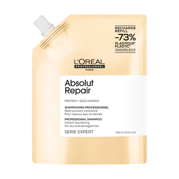 Сменный блок восстанавливающего шампуня для волос, 500 мл L'Oréal Professionnel Paris Absolut repair
Сменный блок восстанавливающего шампуня для волос, 500 мл L'Oréal Professionnel Paris Absolut repair