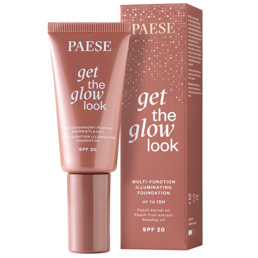 Paese, Get The Glow Look, многофункциональная тональная основа с эффектом сияния, оттенок 1n, светло-бежевый
Paese, Get The Glow Look, многофункциональная тональная основа с эффектом сияния, оттенок 1n, светло-бежевый