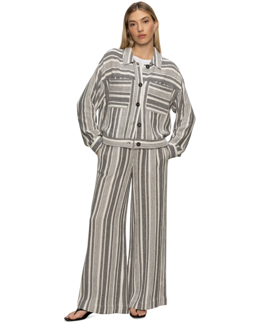 Женская хлопковая куртка Shoreside с застежкой на пуговицы спереди Sanctuary, Atlantic Stripe
Женская хлопковая куртка Shoreside с застежкой на пуговицы спереди Sanctuary, Atlantic Stripe