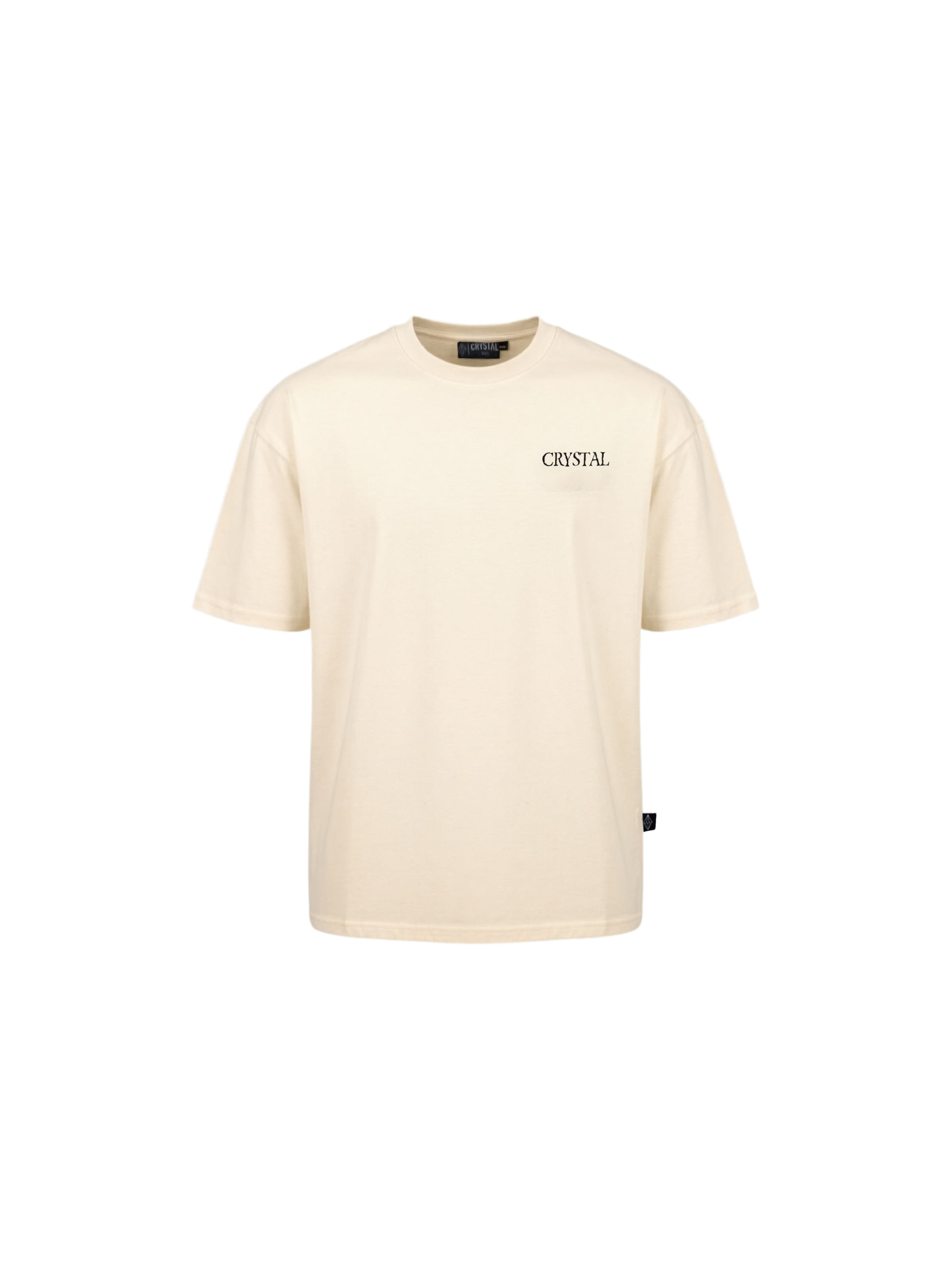 Crystal Paris Футболка 'Rich' в цвете Off White
Crystal Paris Футболка 'Rich' в цвете Off White