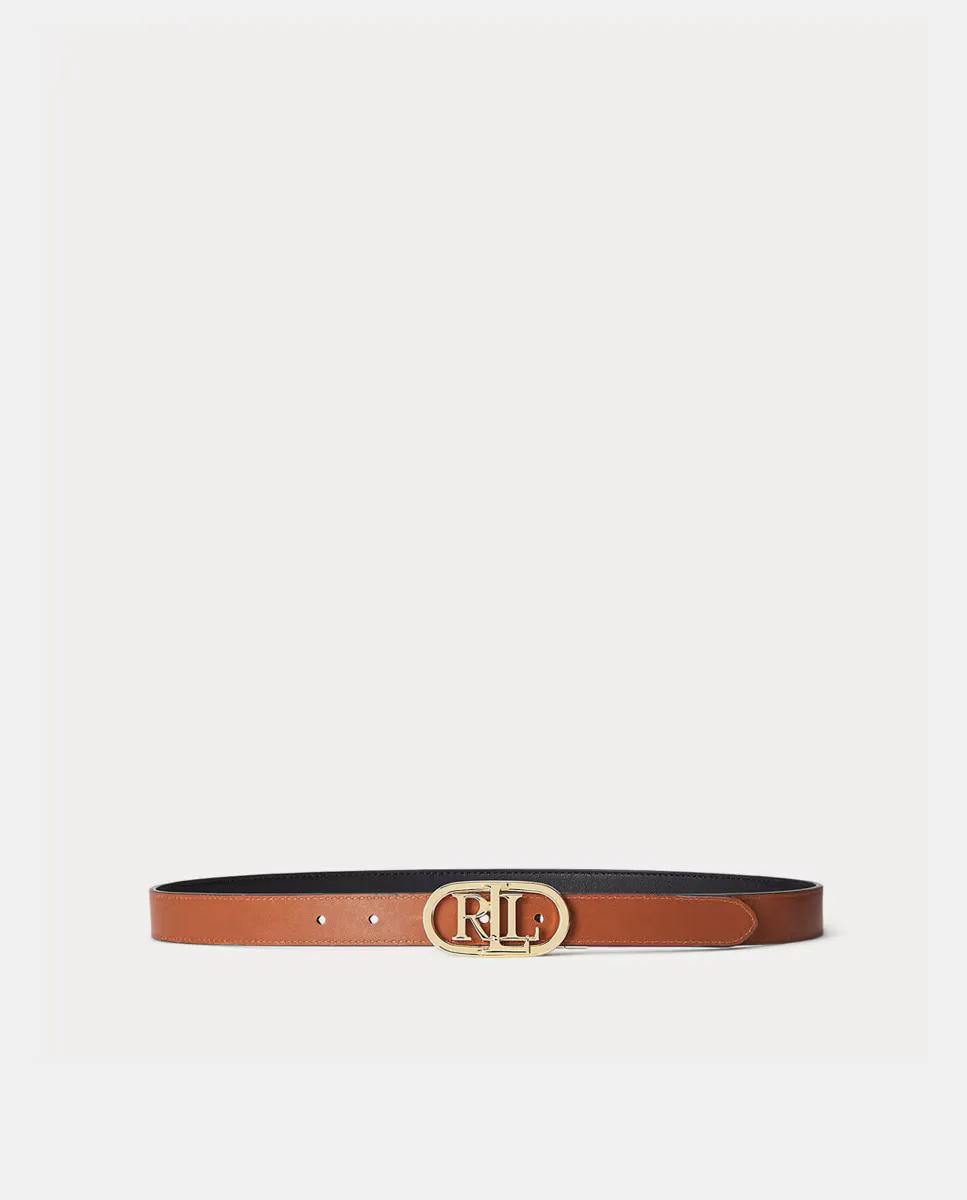 Тонкий двусторонний кожаный ремень с овальной пряжкой Lauren Ralph Lauren, чёрный
Тонкий двусторонний кожаный ремень с овальной пряжкой Lauren Ralph Lauren, чёрный