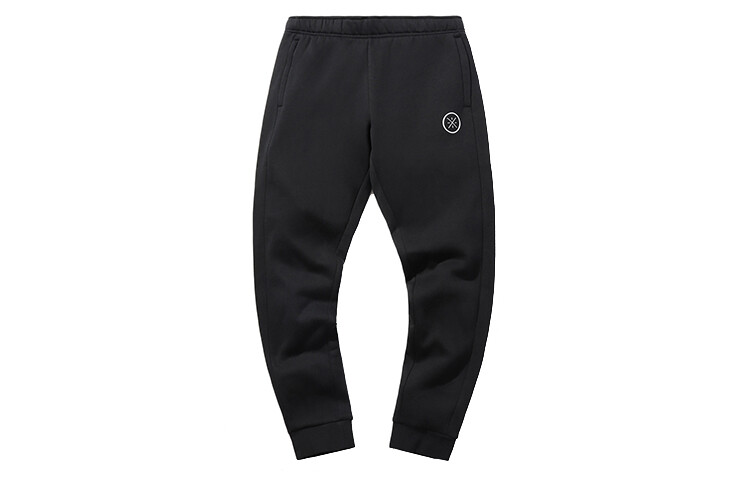 Трикотажные спортивные штаны мужские черные Lining, черный
Трикотажные спортивные штаны мужские черные Lining, черный