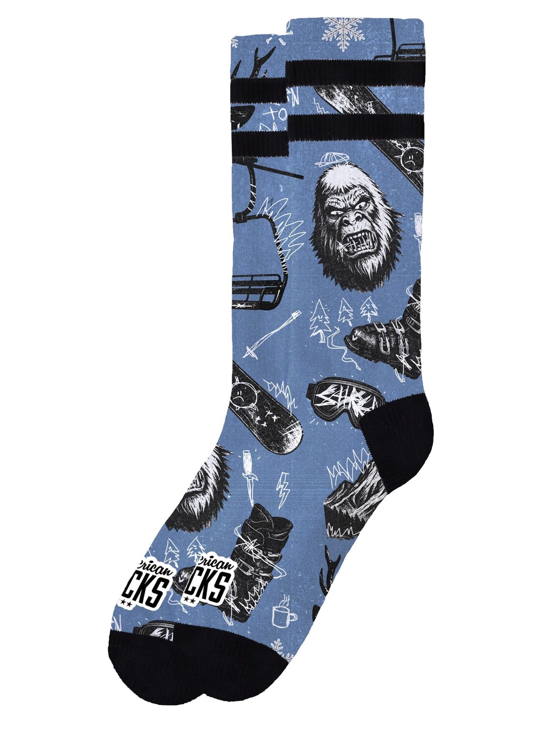 American Socks Носки 'Powder' в синем цвете
American Socks Носки 'Powder' в синем цвете