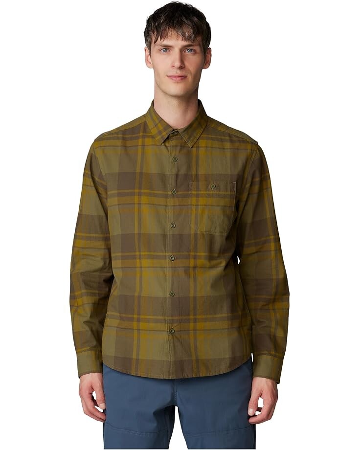 Рубашка Mountain Hardwear Big Cottonwood Long Sleeve Shirt, цвет Combat Green Fireside Plaid
Рубашка Mountain Hardwear Big Cottonwood Long Sleeve Shirt, цвет Combat Green Fireside Plaid