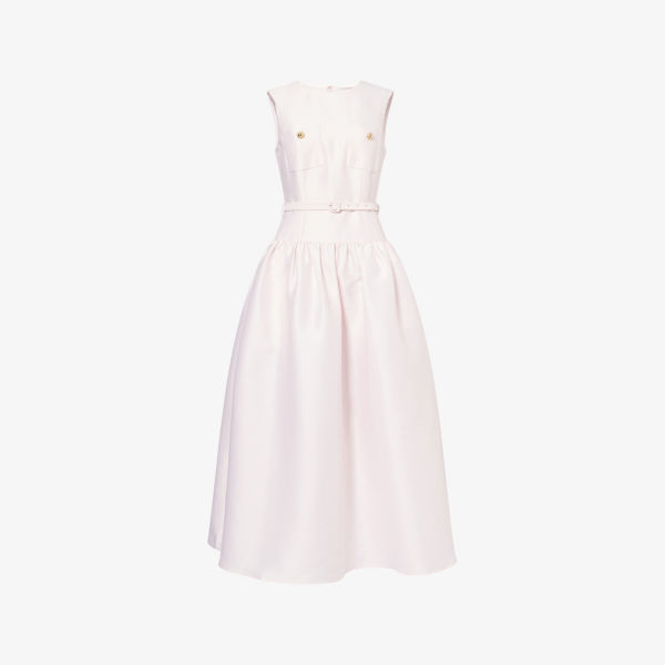 Платье миди Self Portrait из тафты с заниженной талией, розовый
Платье миди Self Portrait из тафты с заниженной талией, розовый