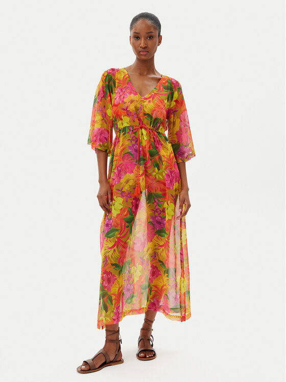 Пляжное платье свободного кроя BL596 Selmark, мультиколор
Пляжное платье свободного кроя BL596 Selmark, мультиколор