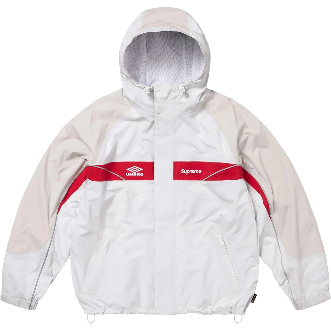 Supreme Куртка с капюшоном Umbro GORE TEX, White
Supreme Куртка с капюшоном Umbro GORE TEX, White