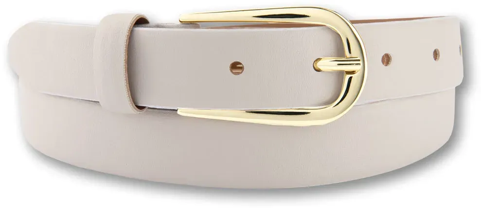 Кожаный ремень BERND GÖTZ, застежка в форме золотой подковы, кремовый
Кожаный ремень BERND GÖTZ, застежка в форме золотой подковы, кремовый