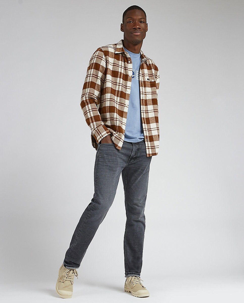 Серые мужские джинсы узкого кроя Rider Lee, серый
Серые мужские джинсы узкого кроя Rider Lee, серый