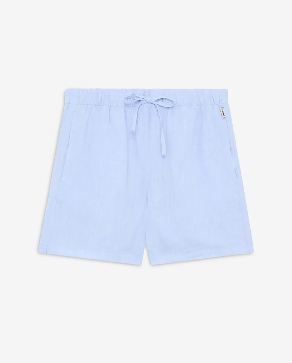 Женские шорты с резинкой на талии и шнурком для регулировки Ecoalf, светло-голубой
Женские шорты с резинкой на талии и шнурком для регулировки Ecoalf, светло-голубой