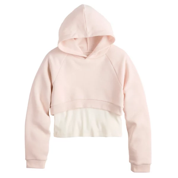 Детские и подростковые худи с коротким рукавом 2 в 1 для девочек 6-20 лет, обычные и плюс размеры So, цвет blush mist
Детские и подростковые худи с коротким рукавом 2 в 1 для девочек 6-20 лет, обычные и плюс размеры So, цвет blush mist