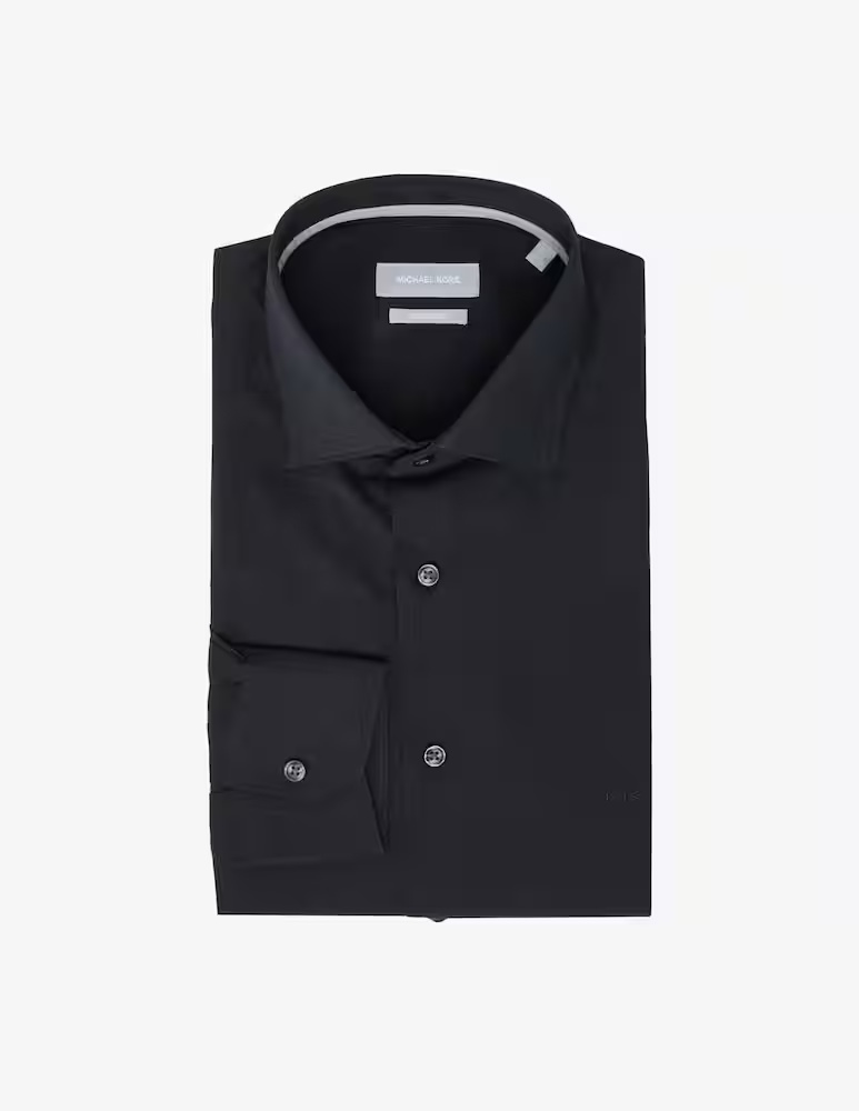 Рубашка стрейч в стиле модерн в стиле поп Parma Michael Kors, черный
Рубашка стрейч в стиле модерн в стиле поп Parma Michael Kors, черный