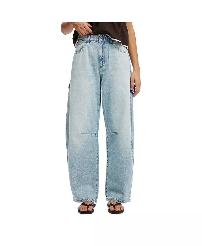 Женские джинсы Barrel COTTON ON, синий 
Женские джинсы Barrel COTTON ON, синий