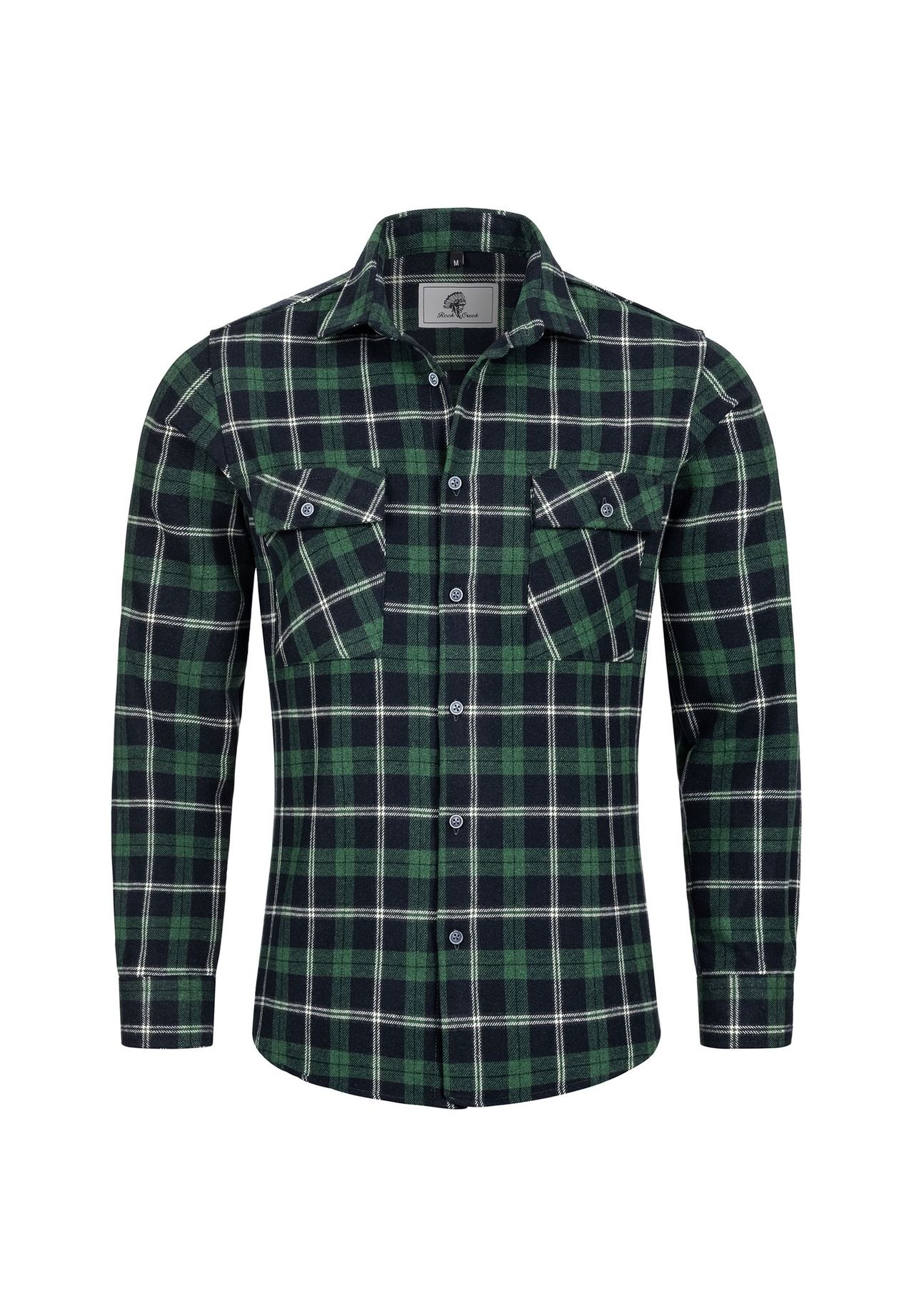 Рубашка Рубашка в клетку стандартного кроя Rock Creek, зеленый
Рубашка Рубашка в клетку стандартного кроя Rock Creek, зеленый