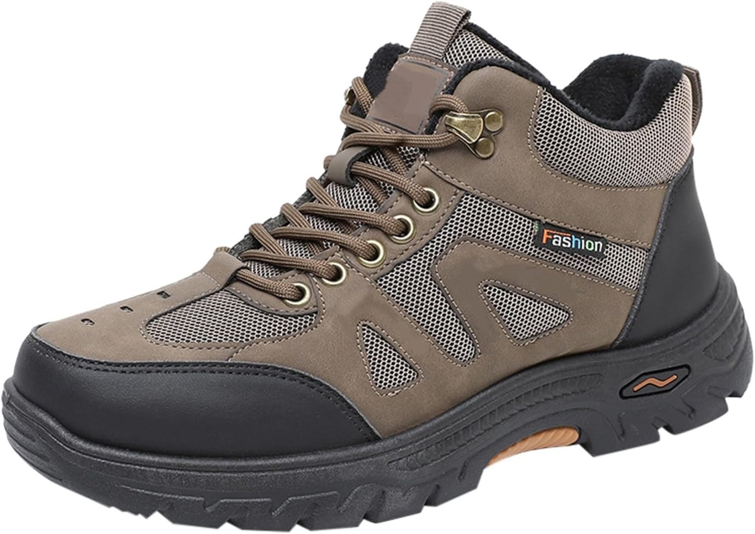 Мужские высокие ботинки для походов с противоскользящей подошвой, кожаные, на шнуровке, с амортизацией, подходящие для кемпинга и путешествий Generic, Bronze
Мужские высокие ботинки для походов с противоскользящей подошвой, кожаные, на шнуровке, с амортизацией, подходящие для кемпинга и путешествий Generic, Bronze