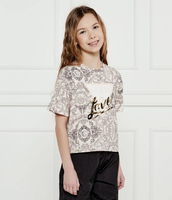Футболка детская Guess с принтом, мультиколор
Футболка детская Guess с принтом, мультиколор